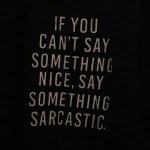 Sarcastic graphic tee